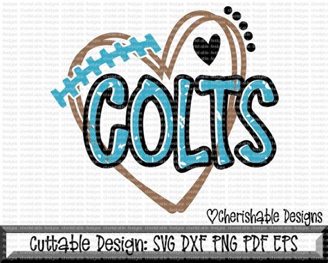 Football Svg Colts SVG Colts Football Cutting File - Etsy