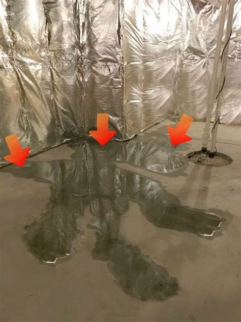 Water Seeping Through Basement Floor Cracks Savanna Leak