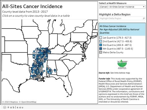 Rural Delta Region Map Tool - Sheps Center