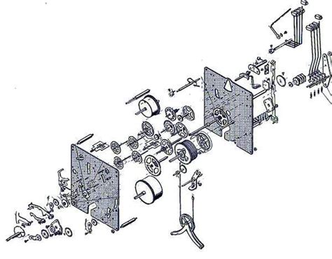 350 351 Series Hermle Clock Movements Clockworks