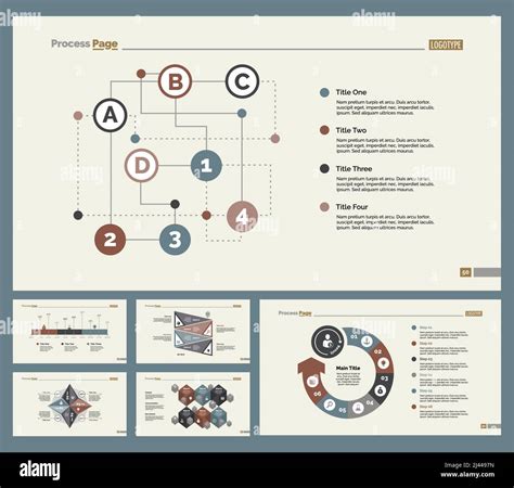 Infographic Design Set Can Be Used For Workflow Layout Diagram Annual