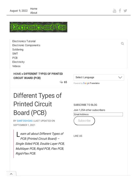 1 - Types of PCB - Different Types of Printed Circuit Board (PCB) | PDF | Printed Circuit Board ...