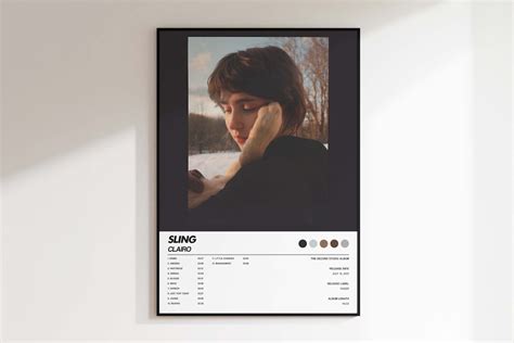 Clairo 'sling' Album Cover Poster, Tracklist Poster, Digital Download ...