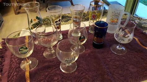 LOT DE VERRES A BIÈRE BELGE Corbeil Essonnes 91100 Collection