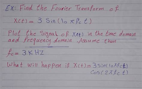 Answered Ex Find The Fourier Transform Of X T Bartleby