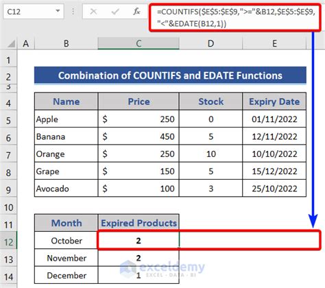 Advanced Use Of Countifs Function In Excel 9 Examples