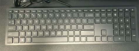 HP Lifestyle TPC P001K 928510 001 USB Wired PC Keyboard Only Black EBay