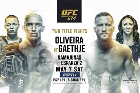 Ufc Oliveira Vs Gaethje Official Trailer Video Rise Mma