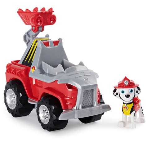 Spin Master Paw Patrol Veicolo Dino Rescue Di Marshall Camion Dei