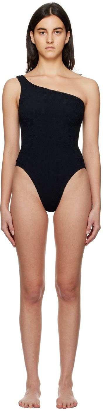 Hunza G Hunza G Black Nancy One Piece Swimsuit Editorialist