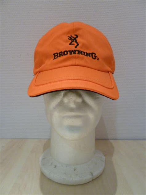 Casquette Browning Orange Winter Fleece V Tements Armurerie Boichut