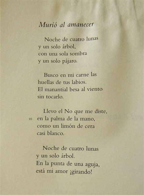 This poem is by Federico Garcia Lorca | Beautiful poetry, Federico ...