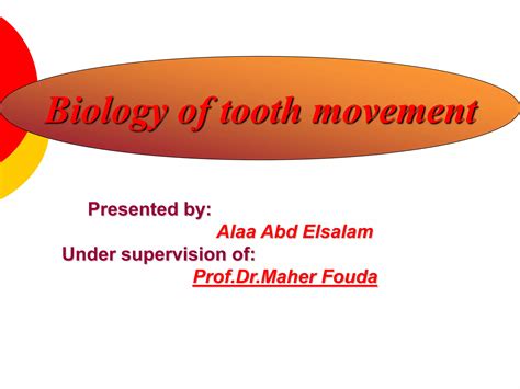 Biology of orthodontic tooth movement | PPT