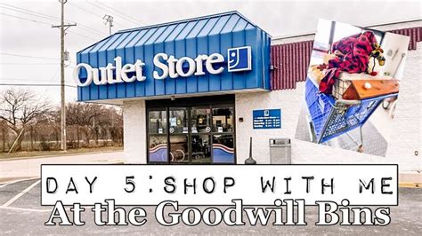 Days Of Thriftmas Day Shop With Me At The Goodwill Bins