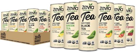 Amazon Zevia Organic Sugar Free Iced Tea Tea Time Variety Pack