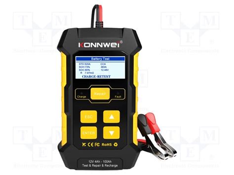 KW510 KONNWEI - Tester: di batterie ricaricabili | 155x60x95mm; VDC ...