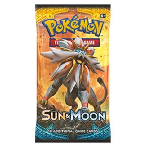 Pokemon Sun And Moon 1 Sealed Booster Pack Sun And Moon Trading Cards For 2017 Ebay