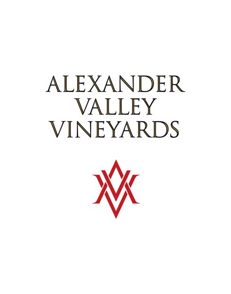 Cf Napa Brand Design Alexander Valley Vineyards Wine Logo And Packaging