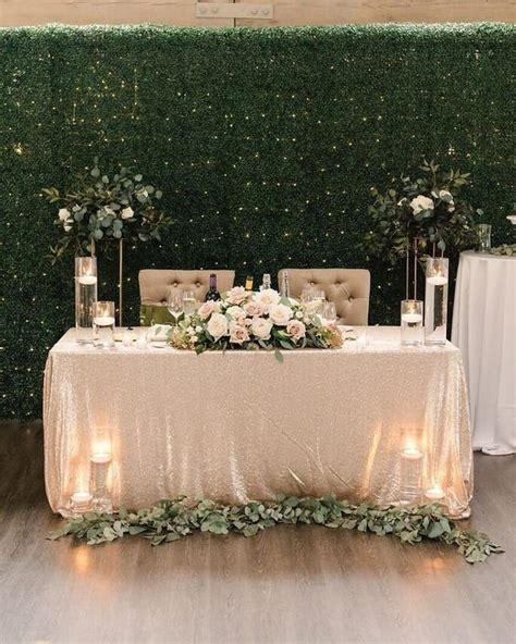 20 Wedding Sweetheart Table Ideas For Every Season Oh The Wedding Day