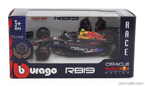 Burago Bu38082 P Austin Scale 143 Red Bull F1 Rb19 Team Oracle Red