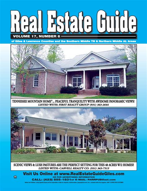 Real Estate Guide South Middle TN v17n6 by R&R Publishing - Issuu