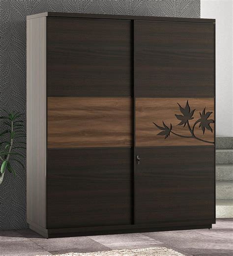 Kosmo Universal Wardrobe In Natural Wenge Melamine Finish