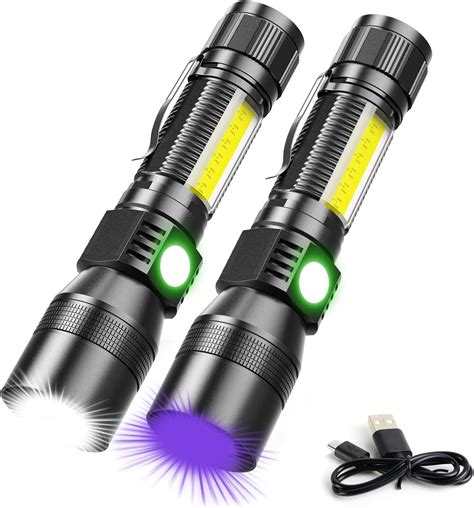 Amazon Mowetoo Uv Flashlight In Nm Led Flashlight With Uv