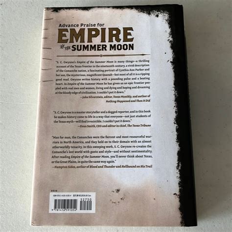 Empire Of The Summer Moon By S C Gwynne Hardcover Pangobooks