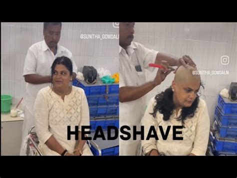 Tirupati Headshave Vlog Indian Girl Full Headshave Razor Shave