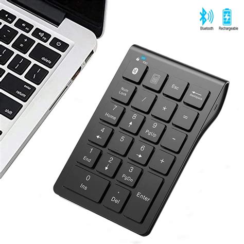 Seenda Teclado Num Rico Sem Fio Recarreg Vel Bluetooth Number Pad Magro