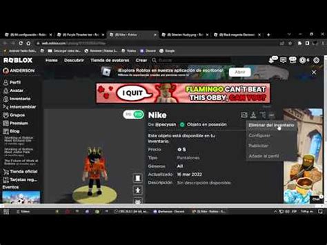 Como Eliminar Algo De Tu Inventario Parte I Anderson Gamer Youtube