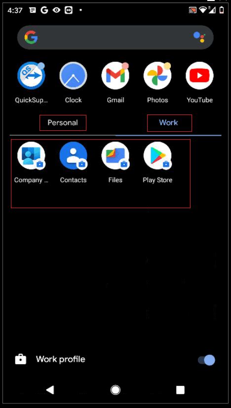 How To Enroll Android Enterprise Personally Owned With Work Profile Byod In Intune Device