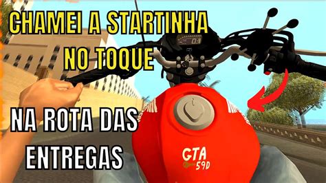 CHAMEI A STARTINHA NO CONTROLE NA ROTA DAS ENTREGAS Gta Sa Vida Real