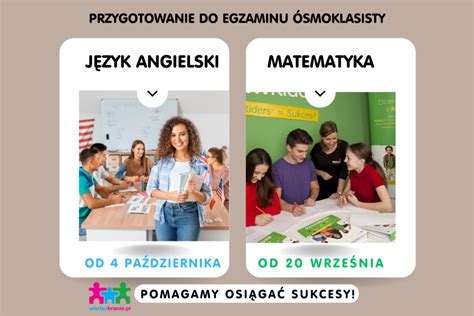 Kursy przygotowujące do egzaminu ósmoklasisty Wiedzobranie