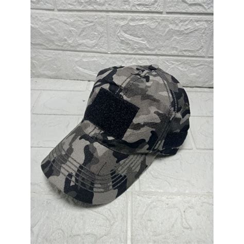 Jual Topi Taktical Velcro Perekat Ripstop Outdoor Lapangan Topi Militer