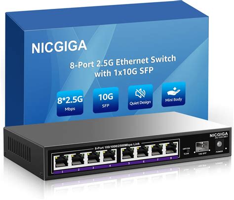 BrosTrend 8X 2 5 Gigabit Ports LAN Switch 2 5 Gbit S Ethernet Netzwerk