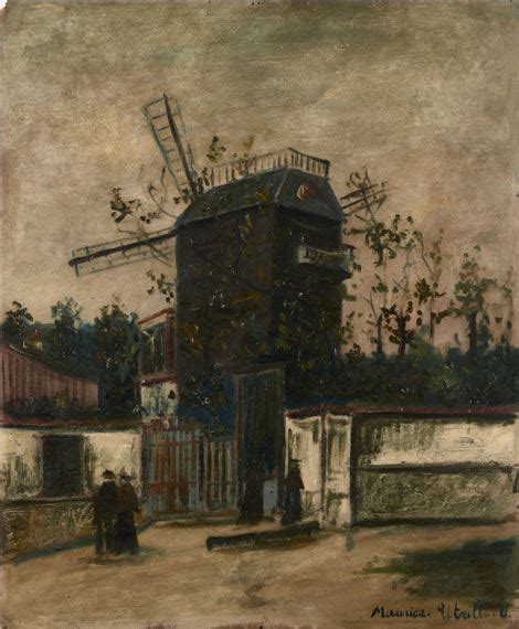 Maurice Utrillo Le Moulin De La Galette 1920 1922 Mutualart