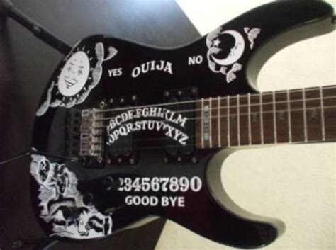 Kirk Hammett Ouija Set Of Custom Replica Stickers Decals For Electric