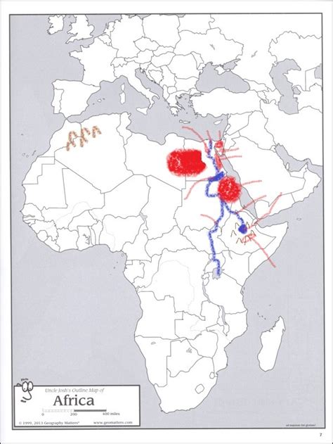 Rhodus North Africa Physical Feature Map Diagram Quizlet