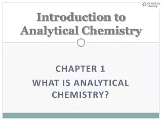 PPT Introduction To Analytical Chemistry PowerPoint Presentation