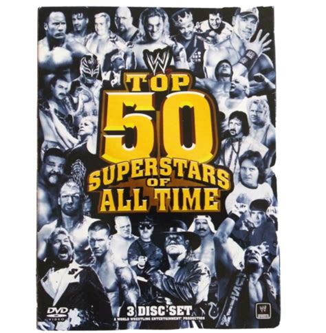 WWE Top 50 Superstars Of All Time Wrestling DVD 3 Disc Set