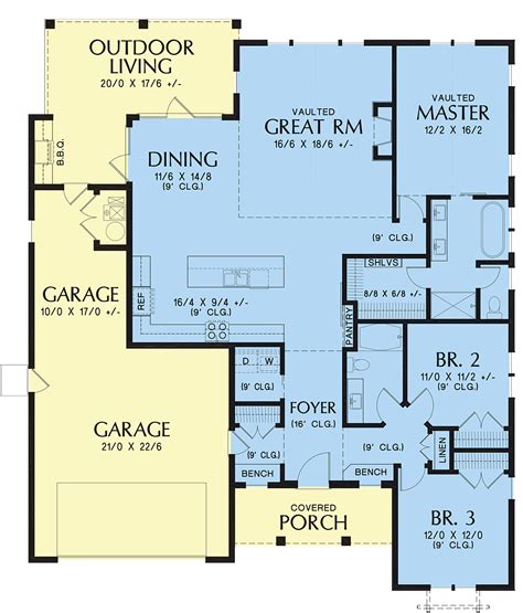 House Plans with 2 Car Garages