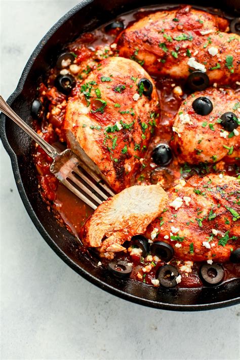 Mediterranean Chicken Skillet Recipe Primavera Kitchen