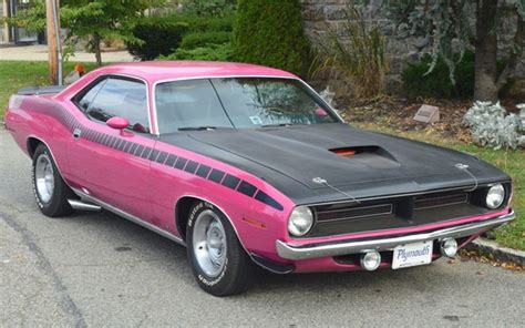 1970 Plymouth Aar Cuda Rare Moulin Rouge Finish My Dream Car