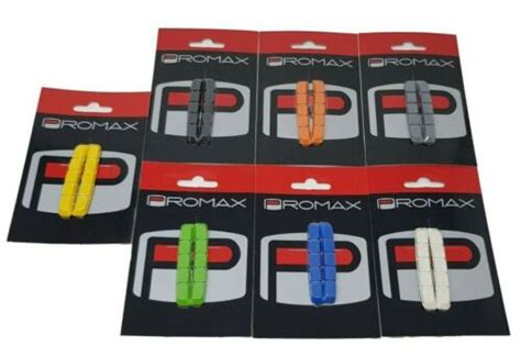 Promax B 1 Bicycle Replacement Brake Pads 70mm Pair 7 Colours Fantastic