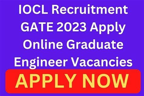 Iocl Recruitment Gate Apply Online Graduate Engineer Vacancies