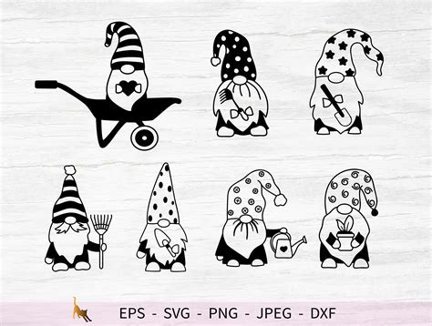 Gnome Svg Garden Gnome Svg Summer Gnomes Svg Files For Cricut Etsy