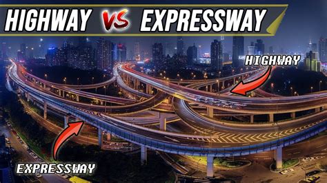 Highway Vs Expressway Difference हाईवे और एक्सप्रेसवे का अंतर Youtube