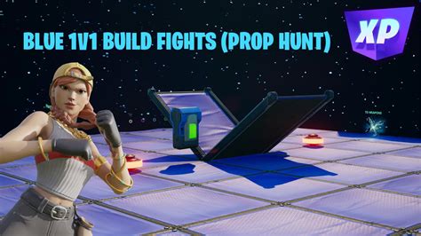 BLUE 1V1 BUILD FIGHTS PROP HUNT 6770 7426 1160 By Frosted Fortnite