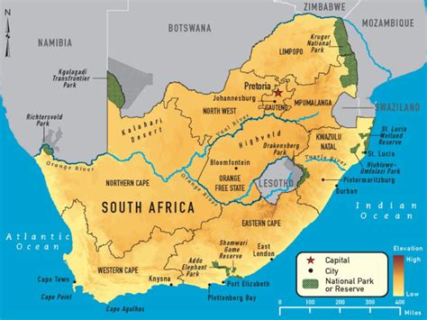 Geographical Location Map of South Africa showing Limpopo Province ...